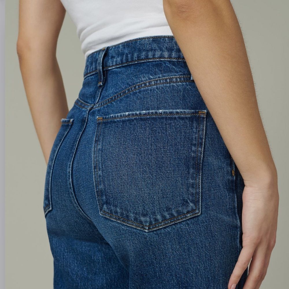 Joe's Jeans Straight Leg Jeans in Medium Blue - Picture 5 of 5